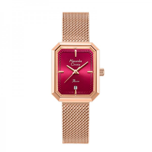 Alexandre Christie AC 2B29 Rosegold Maroon New LDBRGDR2